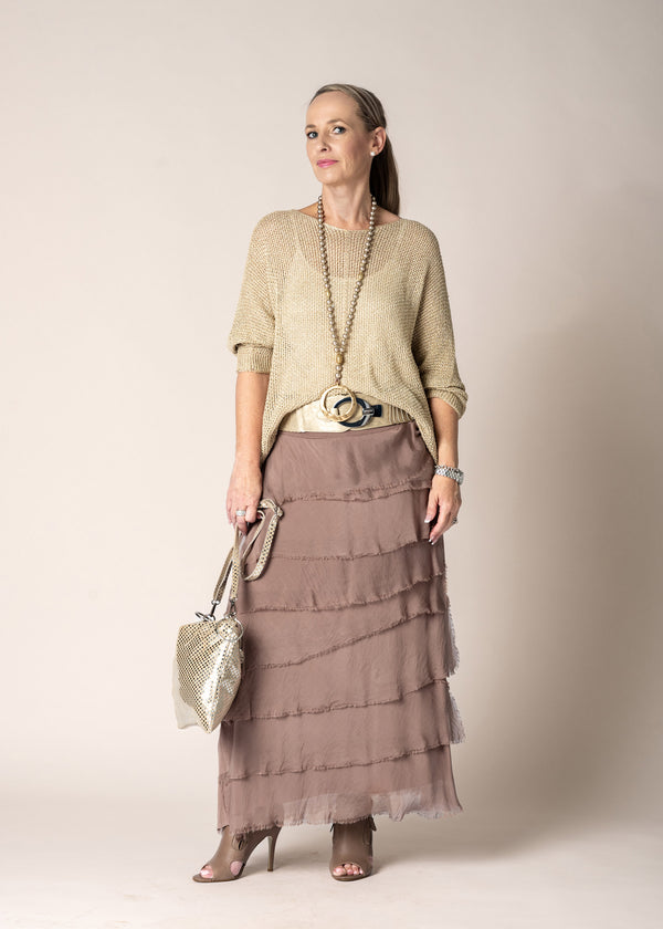 Tanaka Top in Gold - Imagine Fashion Australia