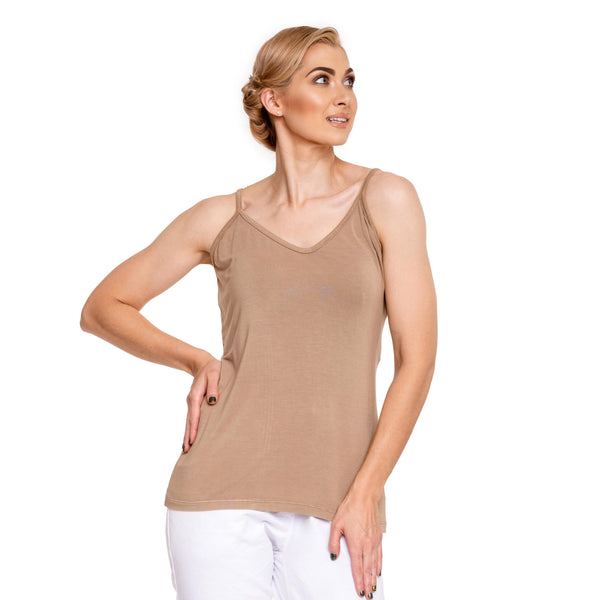 Demetria Singlet in Desert - Imagine Fashion Australia