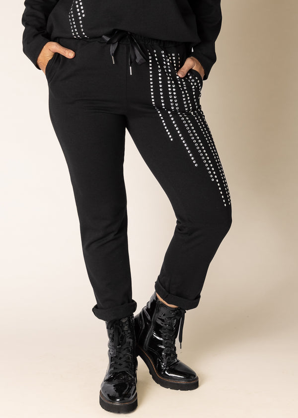Danilla Cotton Pants in Onyx - Imagine Fashion Australia