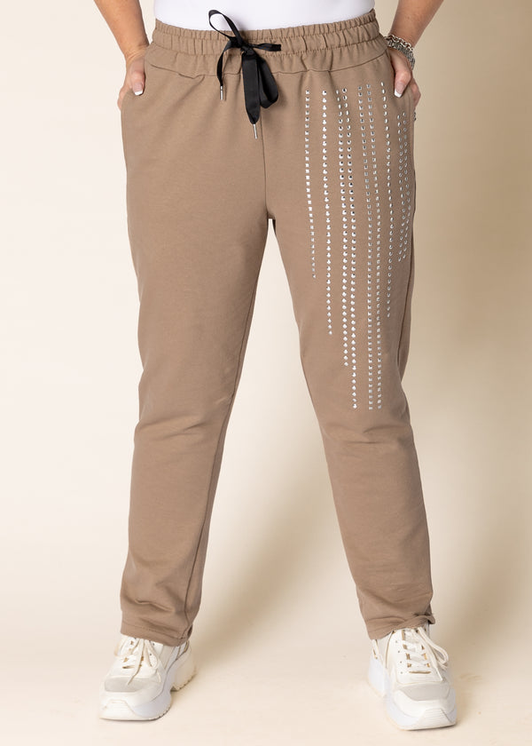 Danilla Cotton Pants in Mocha - Imagine Fashion Australia