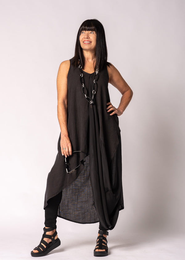 Mirabella Dress in Onyx