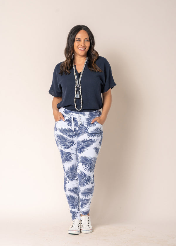 Brooklyn Top in Navy - Imagine Fashion Australia