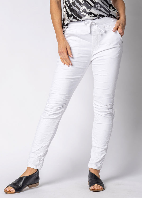 Connie Pants in White - Imagine Fashion Australia