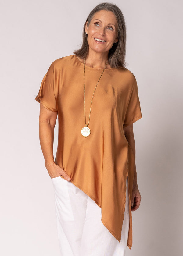Mazarine Top in Burnt Toffee
