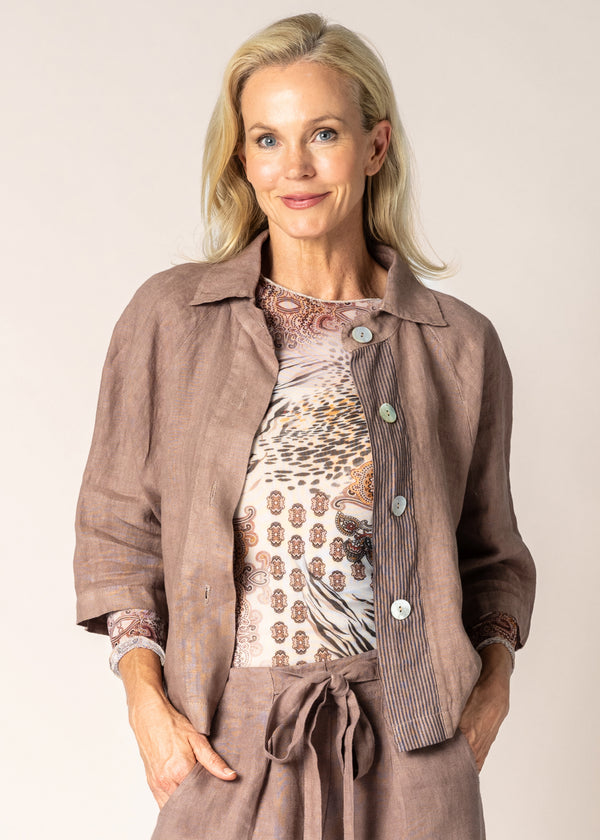 Karey Top in Milk Chocolate - Imagine Fashion Australia