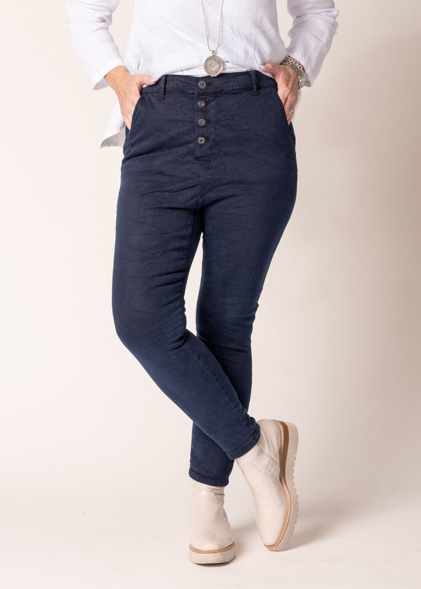Anjana Pants in Navy - Imagine Fashion Australia