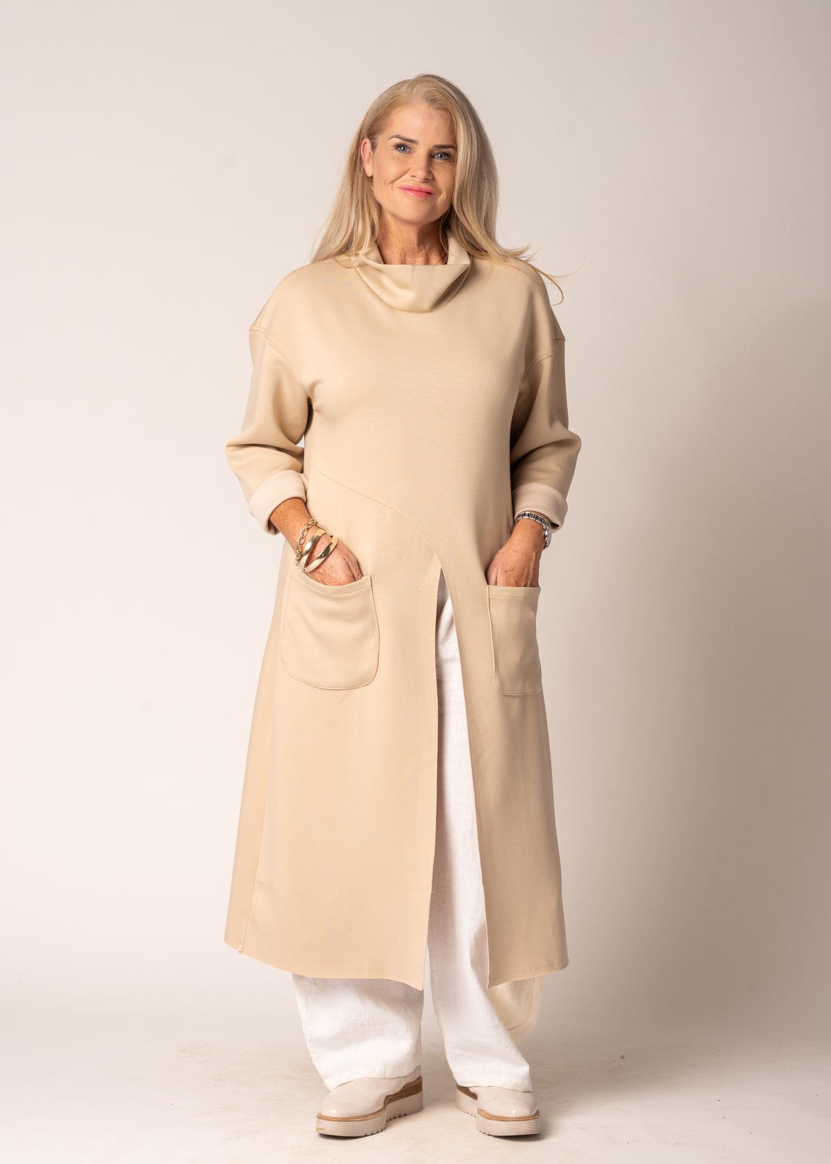 Heirani Dress in Latte - Imagine Fashion Australia