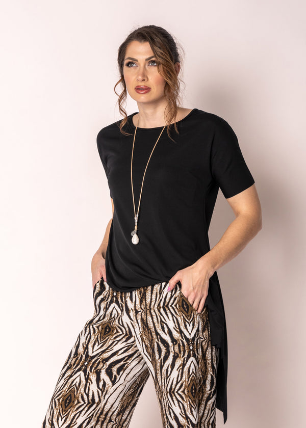 Aderyn Top in Onyx - Imagine Fashion Australia