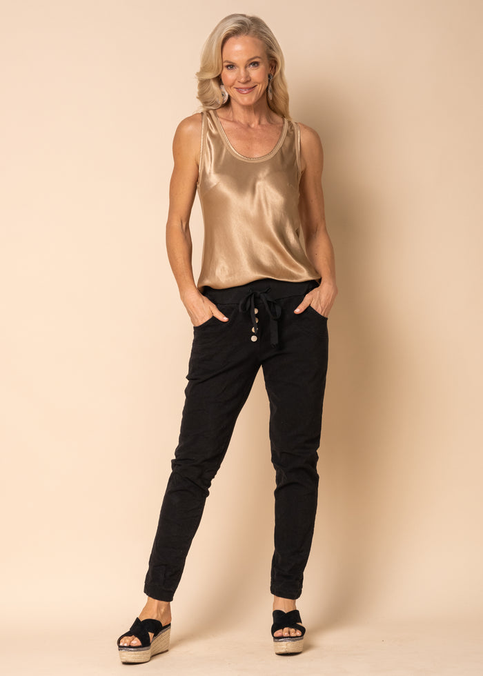 Claudia Pants in Onyx