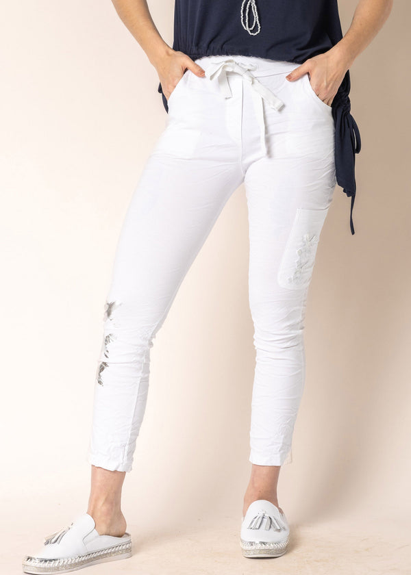 Rika Pants in White - Imagine Fashion Australia