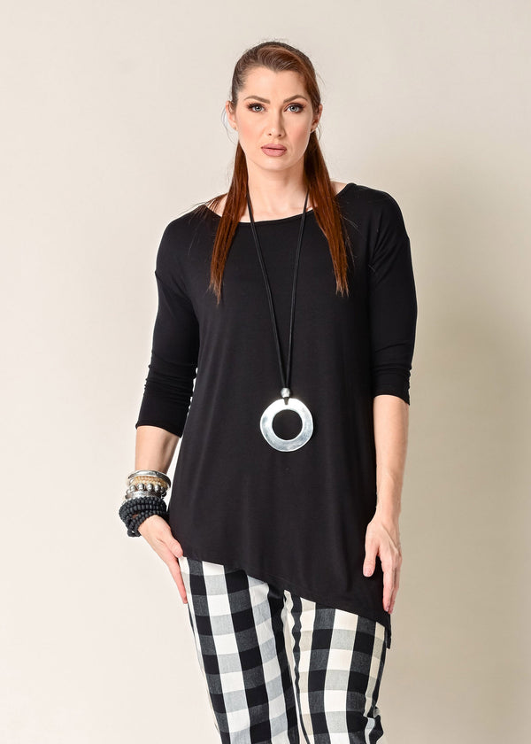 Dobrila Top in Onyx - Imagine Fashion Australia