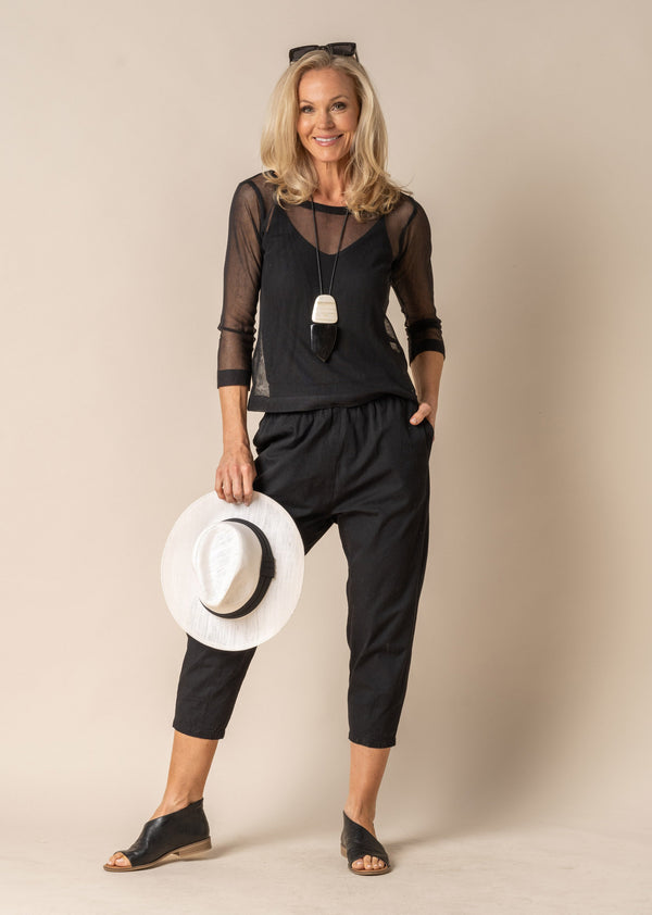Hattie Pant in Onyx - Imagine Fashion Australia