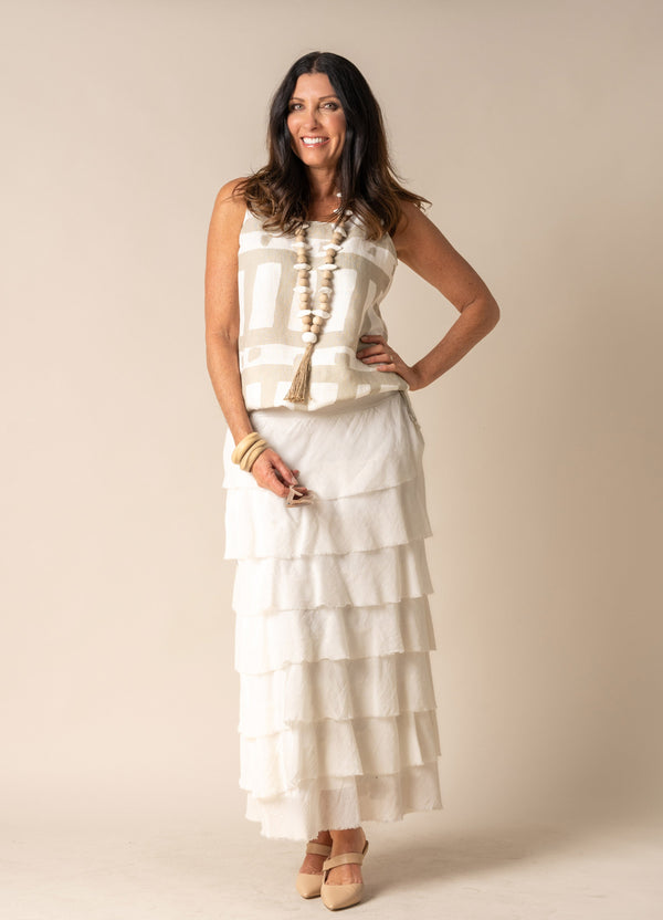 Claire Top in Latte - Imagine Fashion Australia