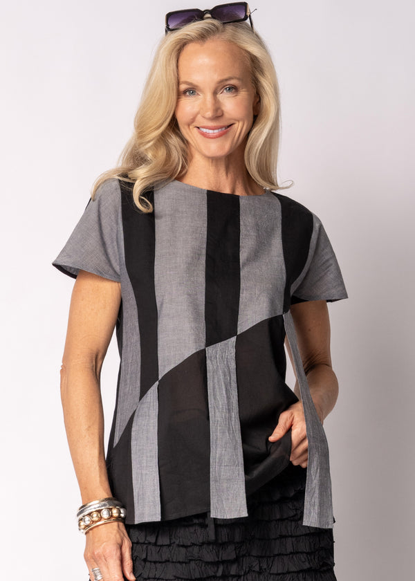 Eden Cotton Top in Onyx - Imagine Fashion Australia