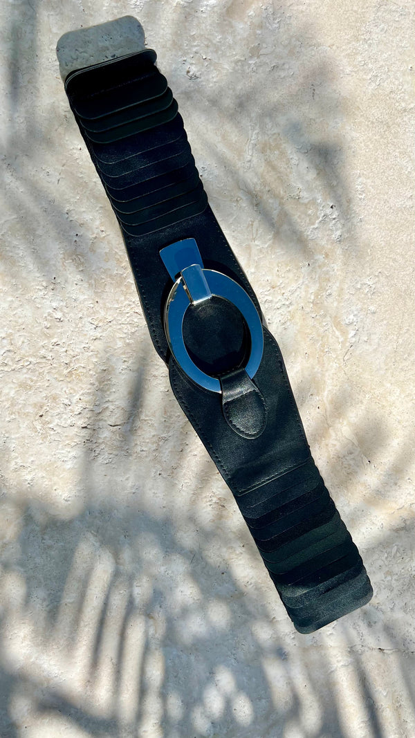Riccardo Belt in Matte Black - Imagine Fashion Australia
