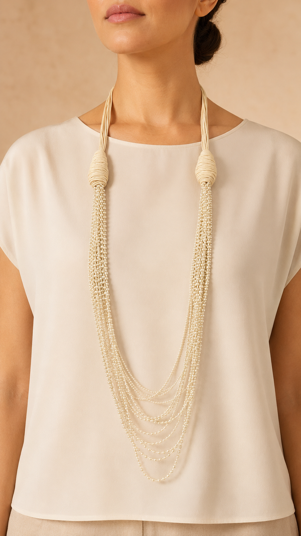 Matiyah Necklace in Silver