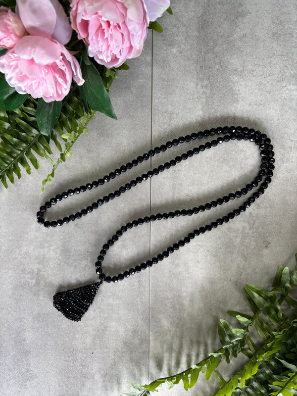 Ida Necklace in Onyx - Imagine Fashion Australia