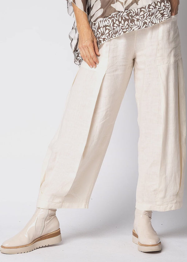 Olenna Linen Pants in Cream